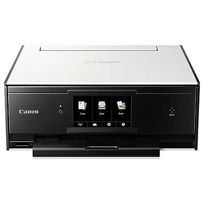 Canon PIXMA TS9050 All-in-One Wireless Wi-Fi Printer with Auto-Tilting Touch Screen, White/Black Canon PIXMA TS9050 All-in-One Wireless Wi-Fi Printer with Auto-Tilting Touch Screen, White/Black